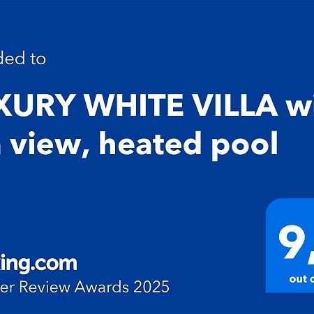 Luxury White Villa With Sea View, Heated Pool Costa Adeje  Buitenkant foto