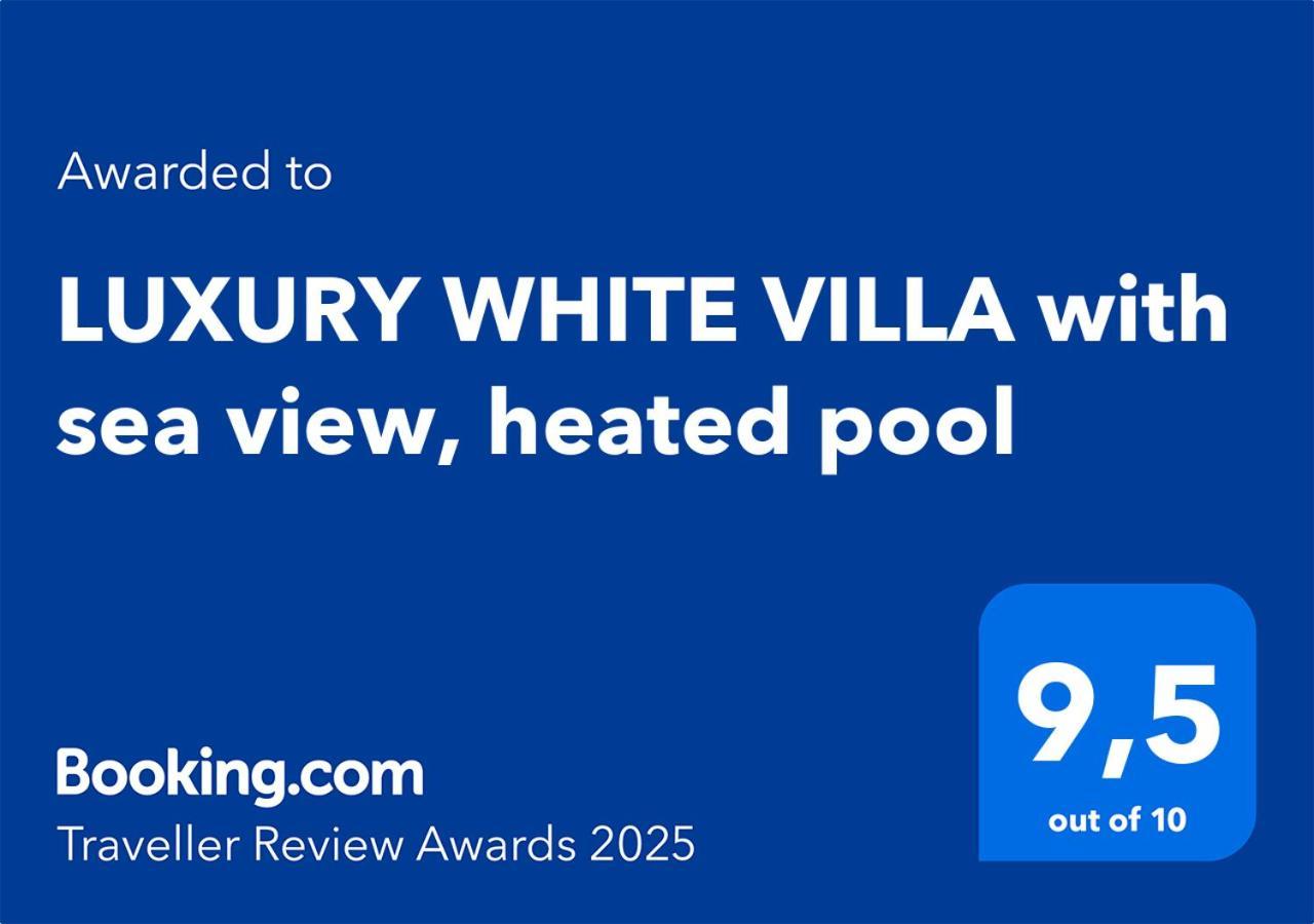 Luxury White Villa With Sea View, Heated Pool Costa Adeje  Buitenkant foto
